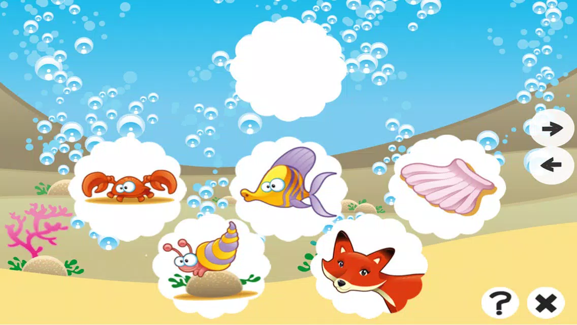 A Find the Mistake Ocean Game for Children: Learn and Play with Water Animals Screenshots
