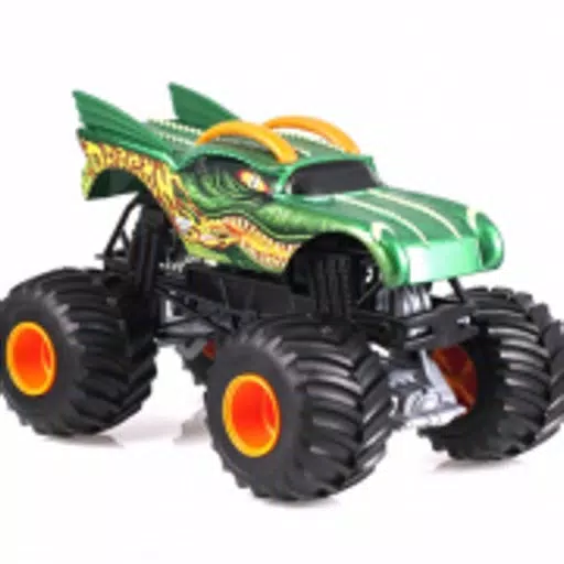 Crazy Monster Trucks Puzzle