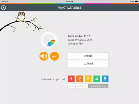 Spanish Verb Coach - Learn Subject Pronouns and Practice Verb Conjugations iPad Screenshots