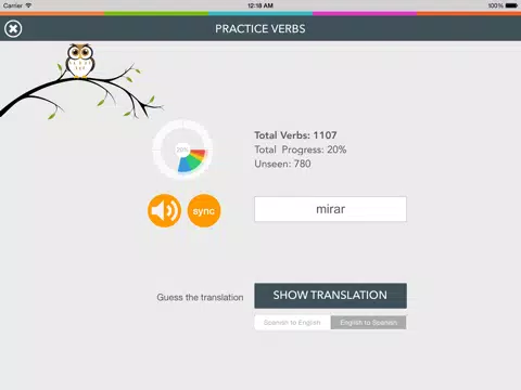 Spanish Verb Coach - Learn Subject Pronouns and Practice Verb Conjugations iPad Screenshots