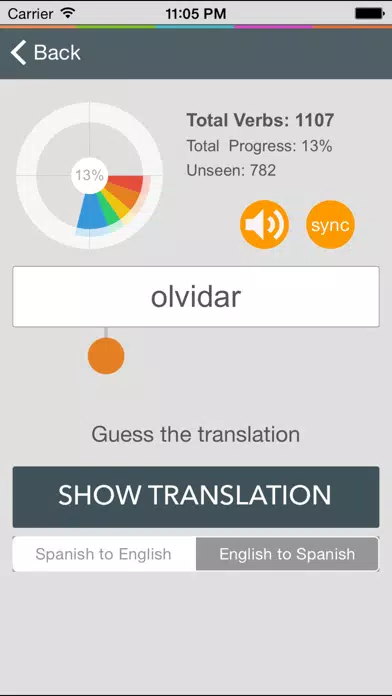 Spanish Verb Coach - Learn Subject Pronouns and Practice Verb Conjugations Screenshots