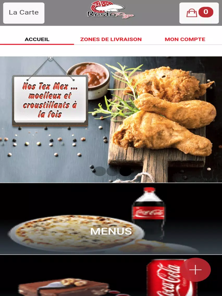 Resto Pizza iPad Screenshots