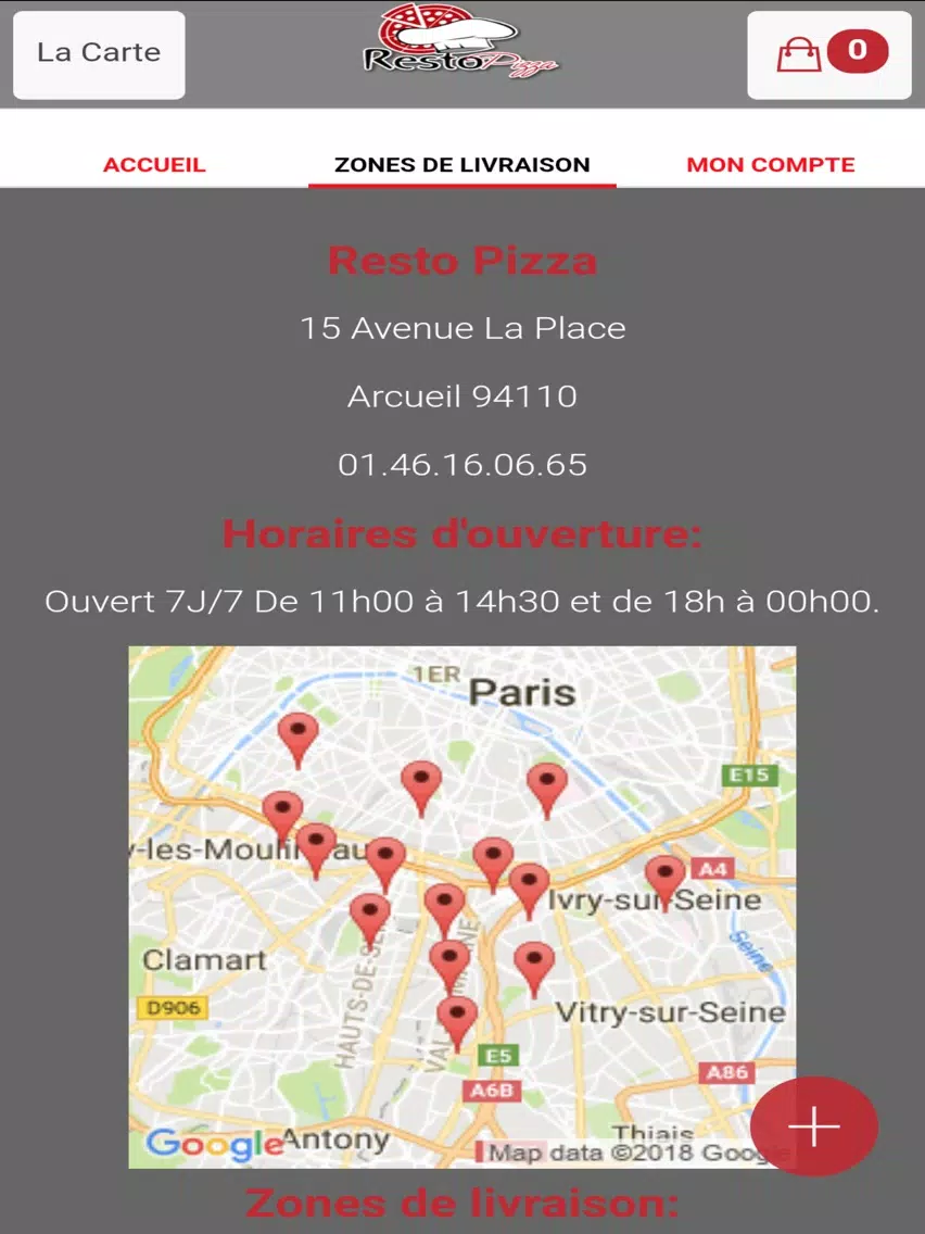 Resto Pizza iPad Screenshots