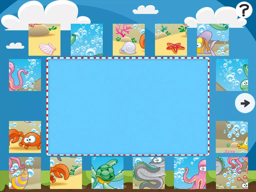 An Ocean Jigsaw Puzzle for Pre-School Children with Animals of the Sea iPad Screenshots