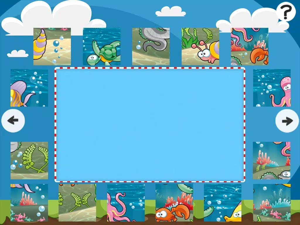 An Ocean Jigsaw Puzzle for Pre-School Children with Animals of the Sea iPad Screenshots