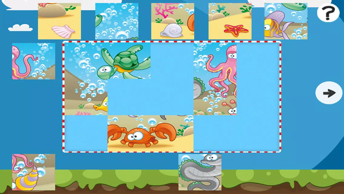 An Ocean Jigsaw Puzzle for Pre-School Children with Animals of the Sea Screenshots