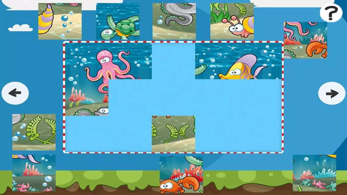 An Ocean Jigsaw Puzzle for Pre-School Children with Animals of the Sea Screenshots