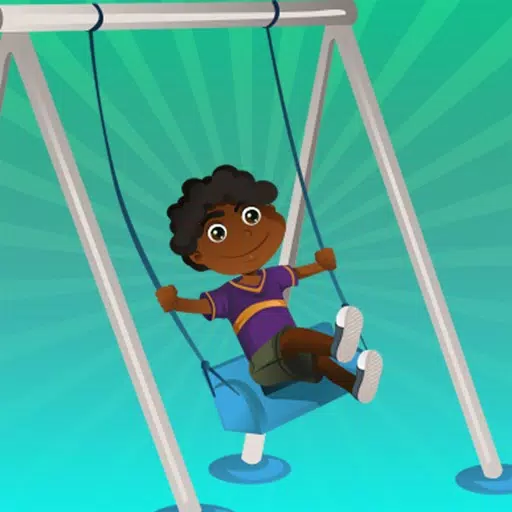 A Find the Shadow Game for Children: Learn and Play with Children at a Playground A Find the Shadow Game for Children: Learn and Play with Children at a Playground