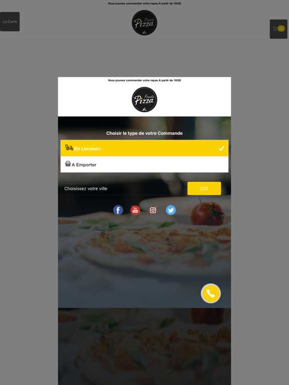 PRESTO PIZZA PONT AUDEMER iPad Screenshots
