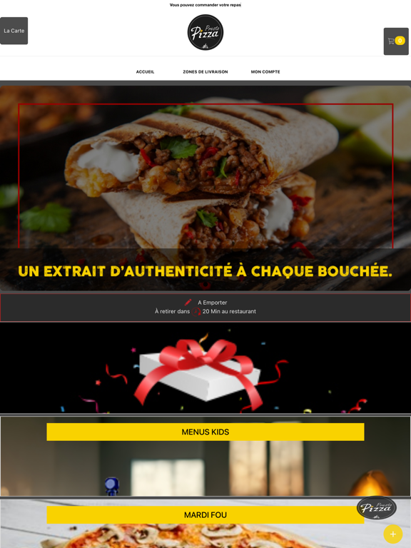 PRESTO PIZZA PONT AUDEMER iPad Screenshots