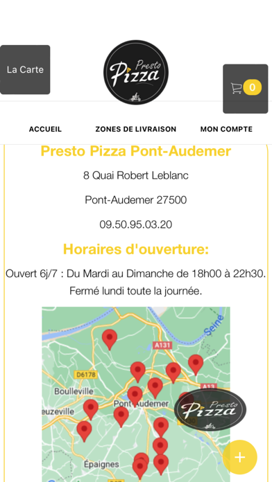 PRESTO PIZZA PONT AUDEMER Screenshots