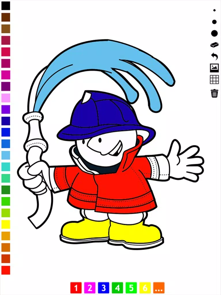 A Coloring Book of Occupations for Children: Learn to draw and color your dream job iPad Screenshots