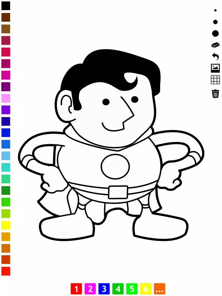 A Coloring Book of Occupations for Children: Learn to draw and color your dream job iPad Screenshots