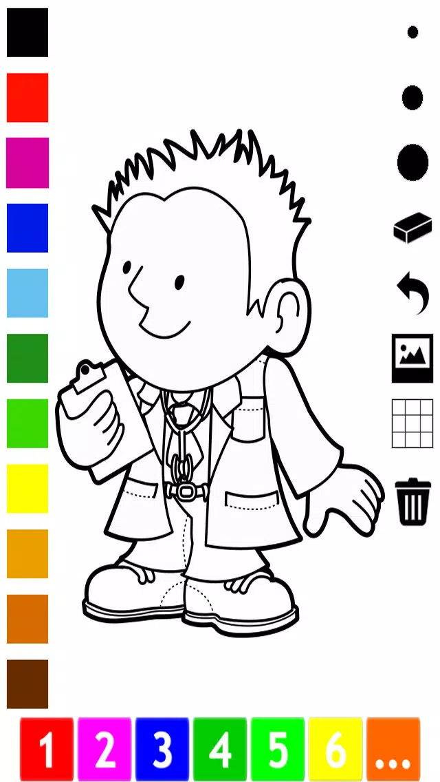 A Coloring Book of Occupations for Children: Learn to draw and color your dream job Screenshots