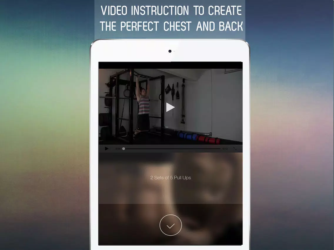 30 Day Chest and Back Challenge for Upper Body Workout iPad Screenshots