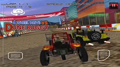 4 Wheel Drive Vs Dune Buggy - Free 3D Racing Game سکرین شاٹس