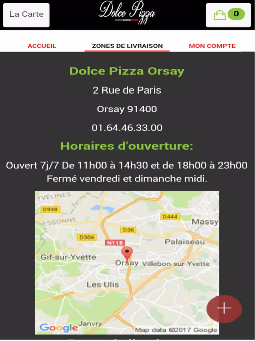 Dolce Pizza Orsay iPad Screenshots