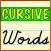 Cursive Words