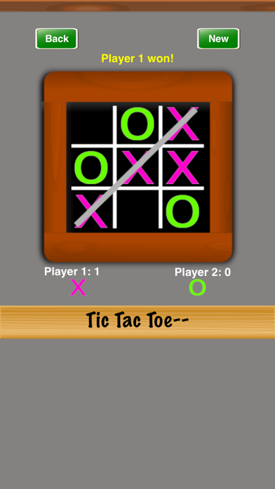 Tic Tac Toe-- Screenshots