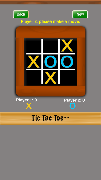 Tic Tac Toe-- Screenshots