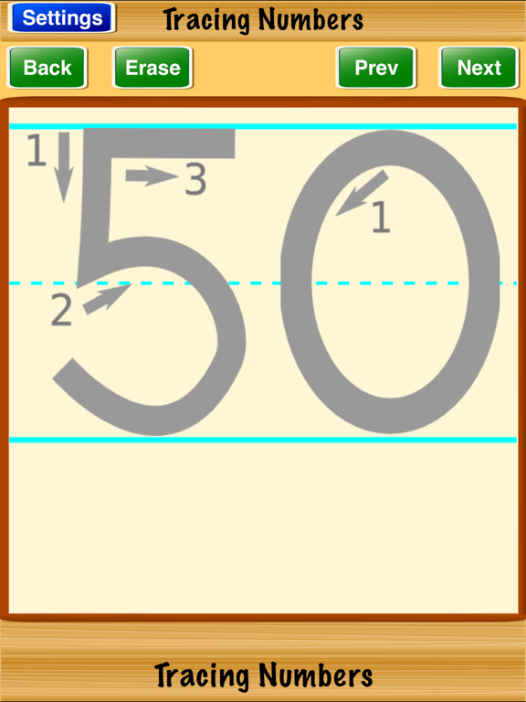 Tracing Numbers iPad Screenshots