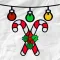 100 Christmas stickers