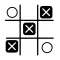 Tic Tac Toe 3-in-a-row widget