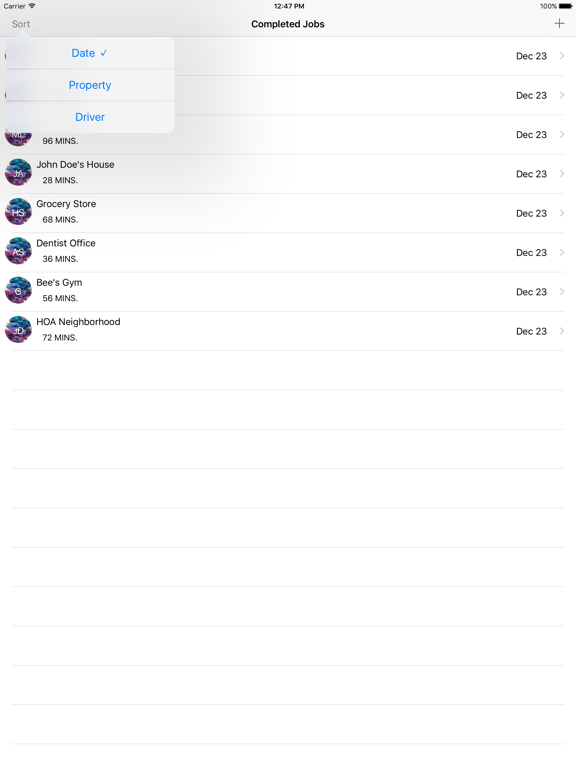 SnowClient - Snow Removal iPad Screenshots