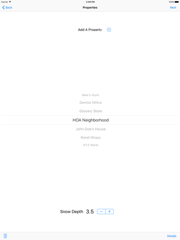 SnowClient - Snow Removal iPad Screenshots
