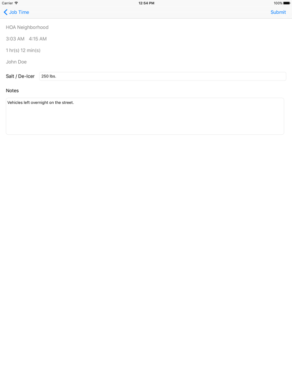 SnowClient - Snow Removal iPad Screenshots
