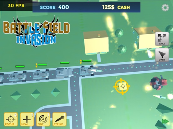 BATTLE FIELD INVASION - FREE 3D WAR STRATEGY GAME iPad 应用截图