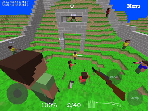 Ảnh chụp màn hình của CraftedBattle iPad 