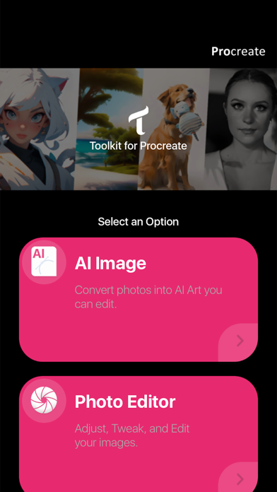 AI Toolkit for Procreate Screenshots
