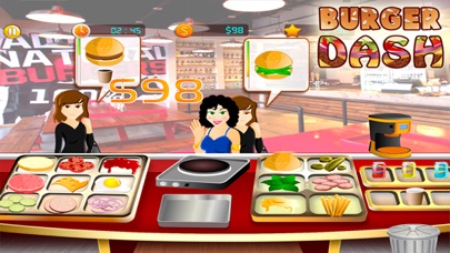 Burger Dash - Top Free Burger Cooking Diner Games سکرین شاٹس