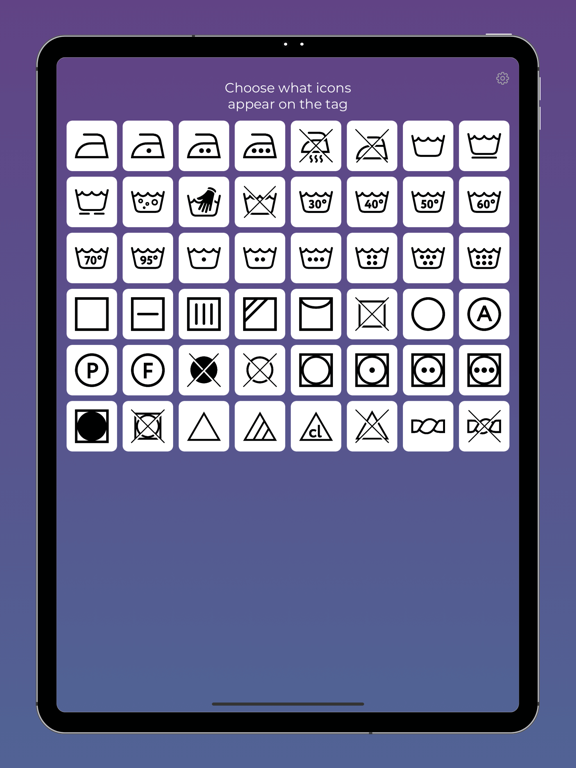 Laundry Guide iPad Screenshots