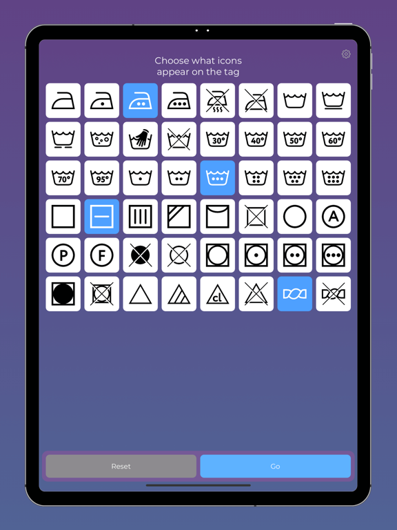 Laundry Guide iPad Screenshots
