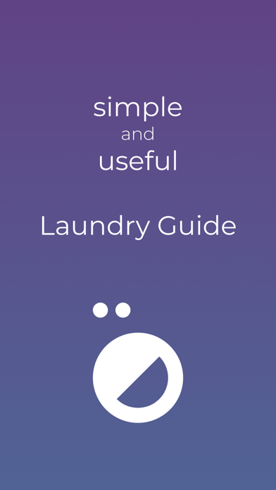 Laundry Guide Screenshots