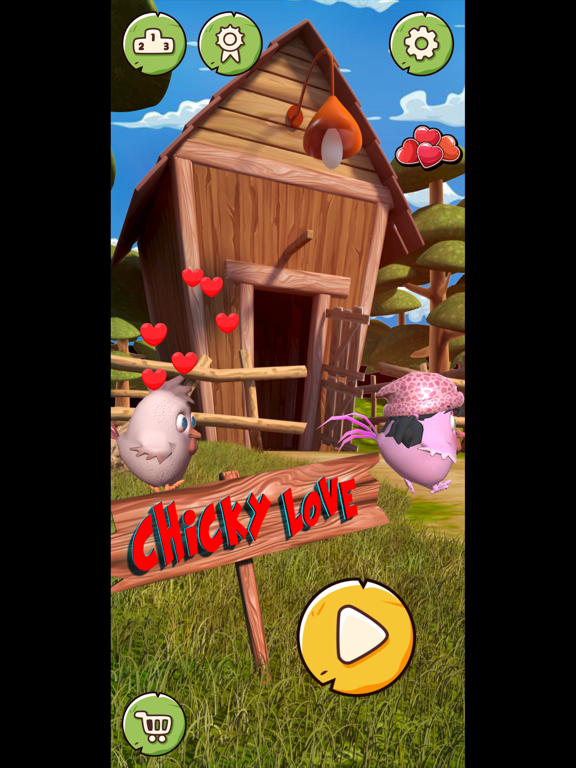 Chicky Love Run iPad  سکرین شاٹس