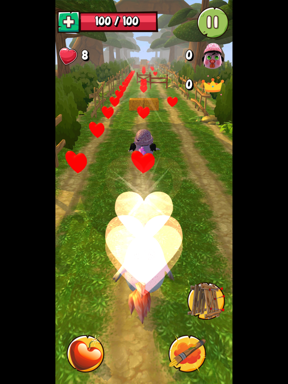 Chicky Love Run iPad  سکرین شاٹس