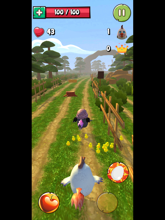 Chicky Love Run iPad  سکرین شاٹس