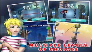 City Spider Swing-ing Free : Cool addictive world surfers escape game , the best bouncy app for boys and kids Screenshots