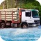 Wood Truck Hill Road Driver