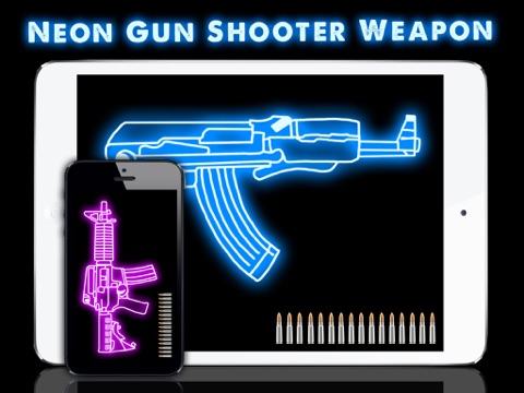 ภาพหน้าจอของ Neon Gun Shooter Weapon iPad 