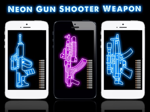ภาพหน้าจอของ Neon Gun Shooter Weapon iPad 
