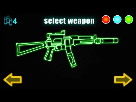 Tangkapan layar Simulator Neon Gun Weapon iPad 
