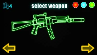 Tangkapan layar Simulator Neon Gun Weapon