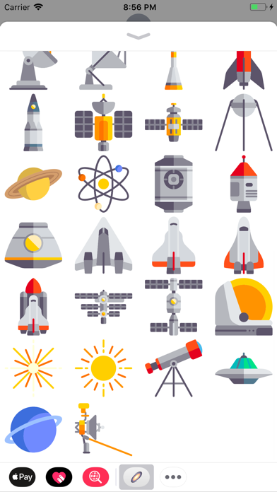 Space Stickers - iMessage Screenshots