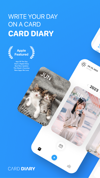 Card Diary - Journal, Diary Screenshots