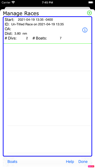 RaceTac Committee Screenshots