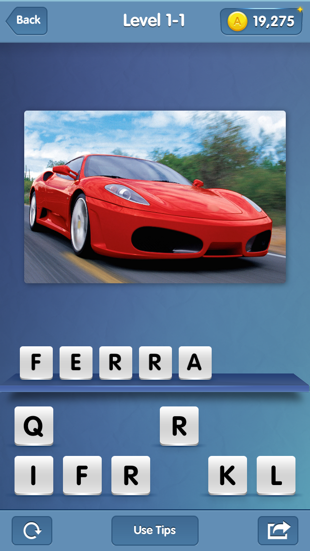 Auto Quest - fun puzzle game. Guess car brand by photo Screenshots